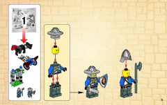 LEGO 70401 instructions page 3 – build guide