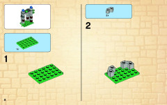 LEGO 70401 instructions page 8 – build guide