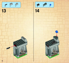 LEGO 70402 instructions page 16 – build guide