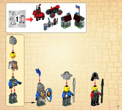 LEGO 70402 instructions page 3 – build guide