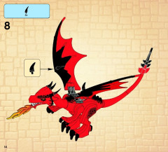 LEGO 70403 instructions page 14 – build guide