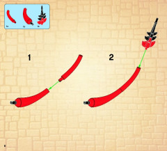 LEGO 70403 instructions page 6 – build guide