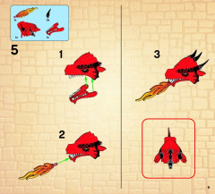 LEGO 70403 instructions page 9 – build guide