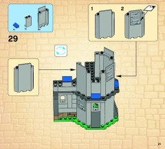 LEGO 70404 instructions page 21 – build guide