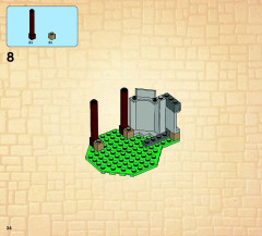 LEGO 70404 instructions page 34 – build guide