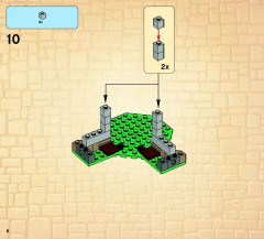 LEGO 70404 instructions page 6 – build guide