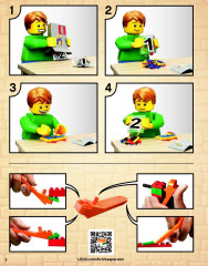 LEGO 70404 instructions page 2 – build guide