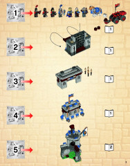 LEGO 70404 instructions page 3 – build guide