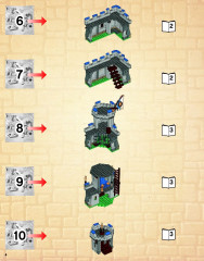 LEGO 70404 instructions page 4 – build guide