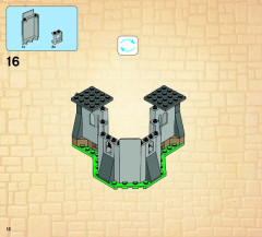 LEGO 70404 instructions page 12 – build guide