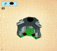 LEGO 70404 instructions page 16 – build guide