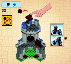 LEGO 70404 instructions page 30 – build guide