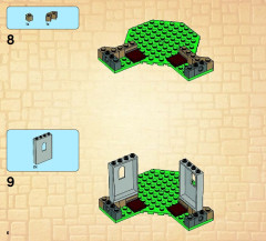 LEGO 70404 instructions page 6 – build guide