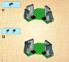 LEGO 70404 instructions page 8 – build guide