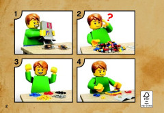 LEGO 70409 instructions page 2 – build guide