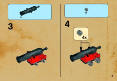 LEGO 70409 instructions page 5 – build guide