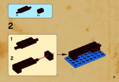LEGO 70409 instructions page 9 – build guide