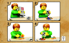 LEGO 70410 instructions page 2 – build guide