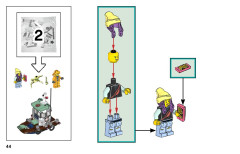 LEGO 70419 instructions page 44 – build guide