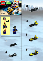 LEGO 7042 instructions page 1 – build guide