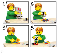 LEGO 70427 instructions page 2 – build guide