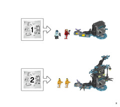 LEGO 70427 instructions page 3 – build guide