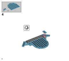 LEGO 70427 instructions page 8 – build guide