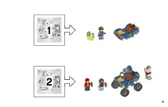 LEGO 70428 instructions page 3 – build guide