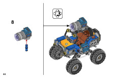 LEGO 70428 instructions page 44 – build guide
