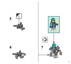 LEGO 70429 instructions page 7 – build guide