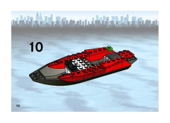 LEGO 7043 instructions page 10 – build guide