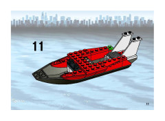 LEGO 7043 instructions page 11 – build guide