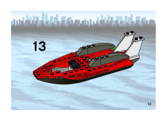 LEGO 7043 instructions page 13 – build guide