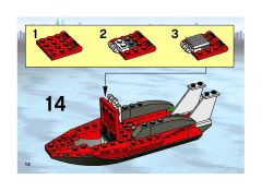 LEGO 7043 instructions page 14 – build guide