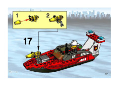 LEGO 7043 instructions page 17 – build guide