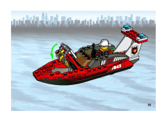 LEGO 7043 instructions page 19 – build guide