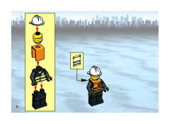 LEGO 7043 instructions page 2 – build guide