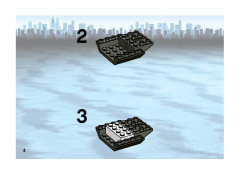 LEGO 7043 instructions page 4 – build guide