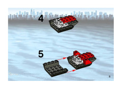 LEGO 7043 instructions page 5 – build guide