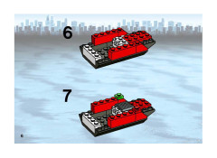 LEGO 7043 instructions page 6 – build guide