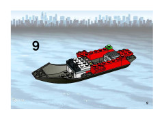 LEGO 7043 instructions page 9 – build guide