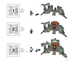 LEGO 70430 instructions page 3 – build guide