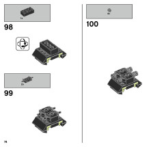 LEGO 70430 instructions page 74 – build guide