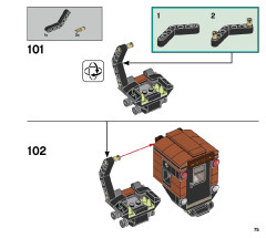 LEGO 70430 instructions page 75 – build guide