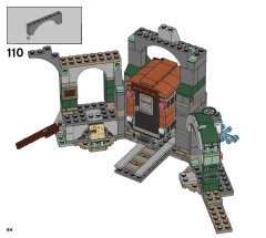LEGO 70430 instructions page 84 – build guide