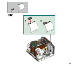 LEGO 70431 instructions page 107 – build guide