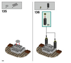 LEGO 70431 instructions page 134 – build guide