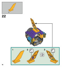 LEGO 70433 instructions page 18 – build guide