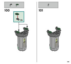 LEGO 70435 instructions page 109 – build guide
