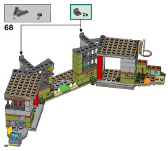 LEGO 70435 instructions page 68 – build guide